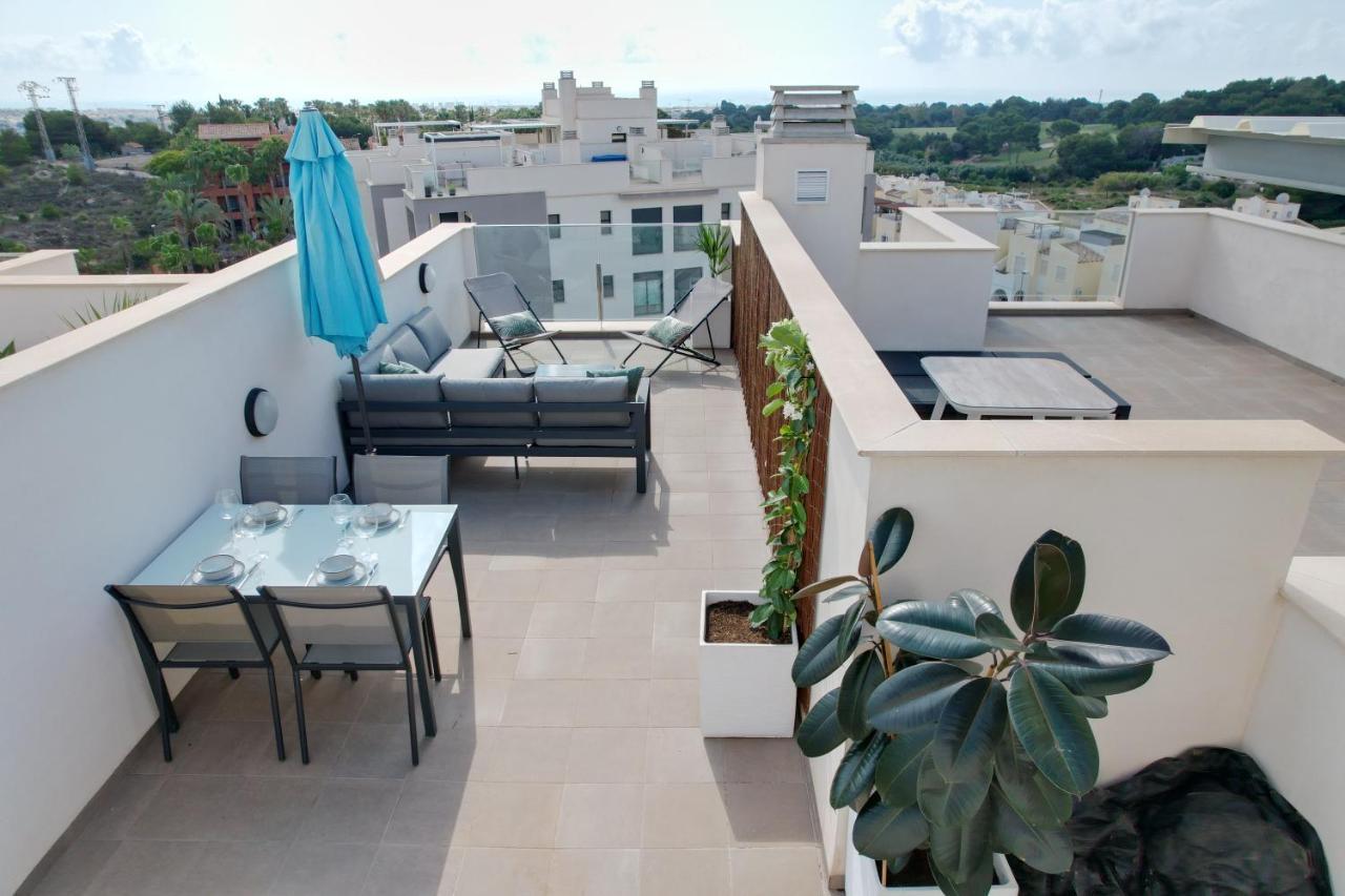 Luxurious Flat & Private Rooftop In Villamartin Orihuela Costa Dehesa de Campoamor  Exterior foto